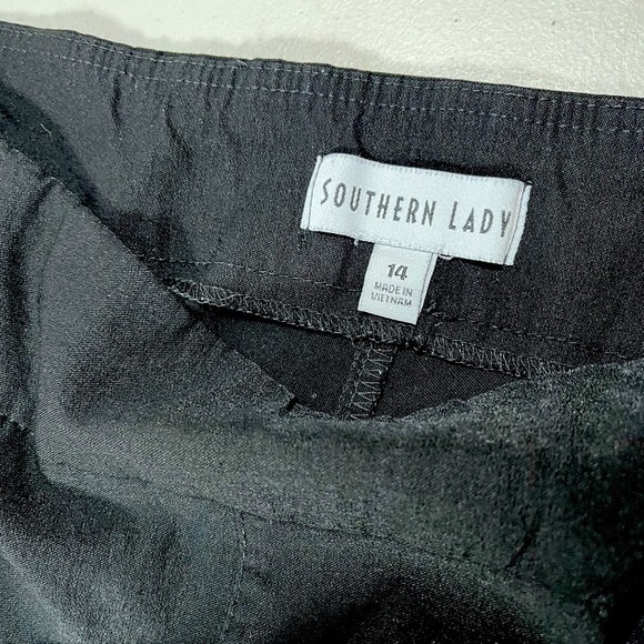 Southern Lady women’s black pants  size 14 - Picture 4 of 14